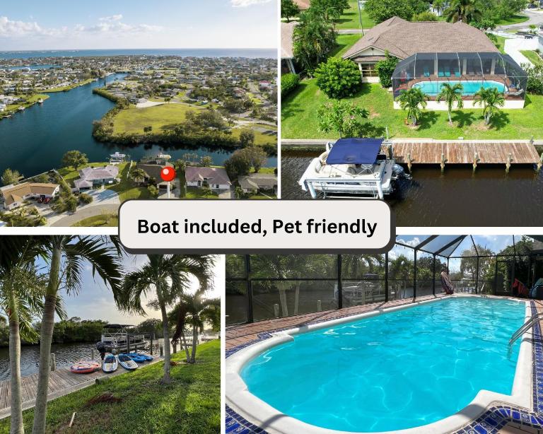 House With A BoatYour Private Waterfront Resort - B&B Port Charlotte