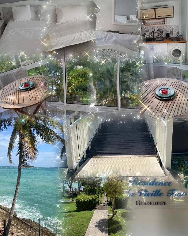 Résidence Vieille tour beach front senior access - B&B Le Gosier