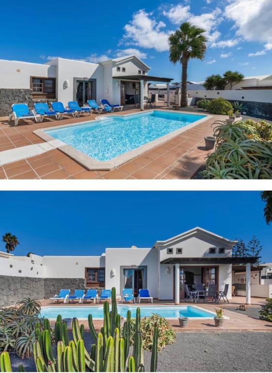 Villa Tania - Villa independiente con piscina privada - Ferienwohnung Playa Blanca