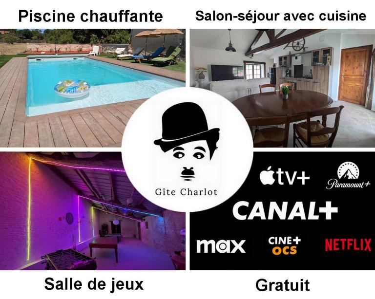 Gîte Charlot - Proche Futuroscope Aquascope - Ferienwohnung Migné