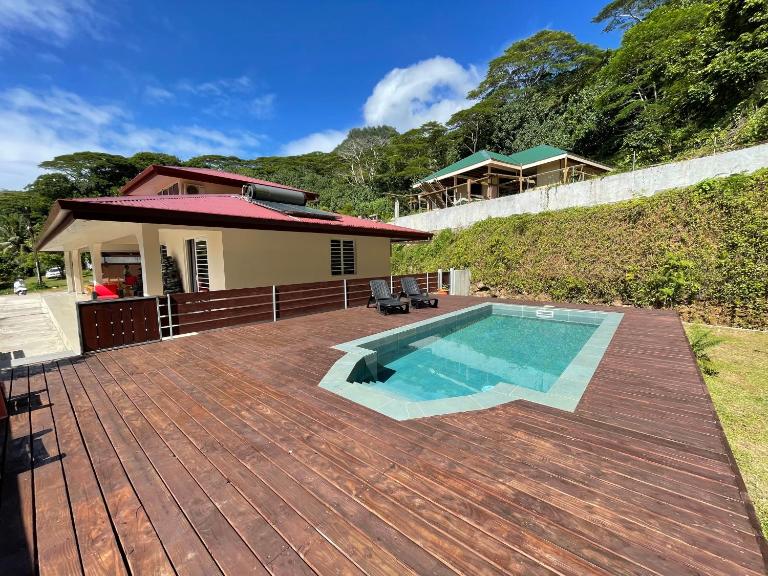 Parahimai Lodge - Maison avec piscine - Chambres d'hôtes Farehau