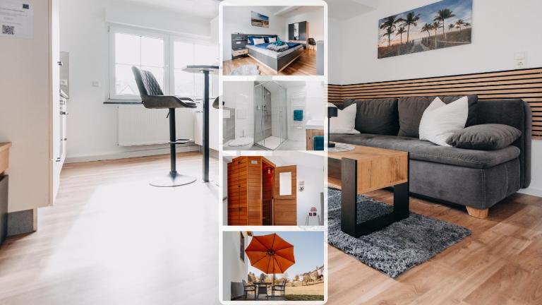 Kleeoase - Infrarotsauna - Terrasse - Garten - kostenloser Parkplatz - BRIGHT Collection - Ferienwohnung Weinbach