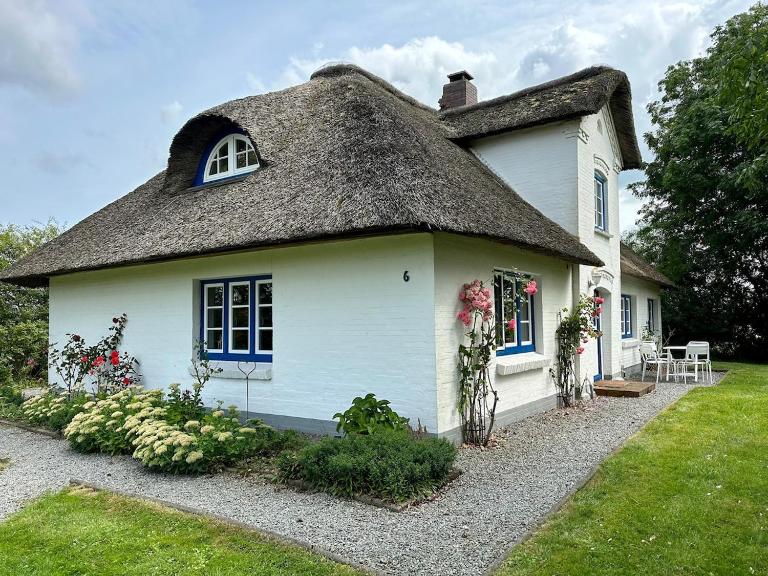 Deichgut gemütliches Reetdachhaus nahe St Peter-Ording - B&B Osterhever