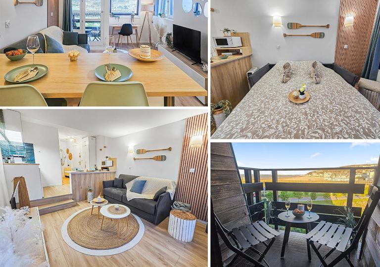 Ocea Marina appartement vue mer refait à neuf avec parking privatif - B&B Deauville