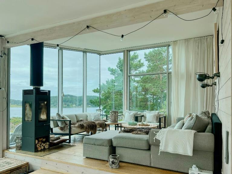Architect-Designed Cabin With Sea View - B&B Hommersåk