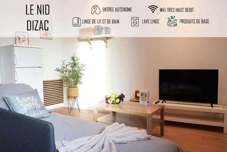 Le Nid Dizac - Neuf - 3 personnes - Proche gare et centre ville - B&B Tarbes