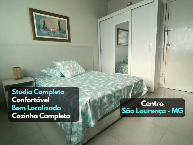 Studio em São Lourenço: Cozinha Completa, Ar, Wifi - B&B São Lourenço
