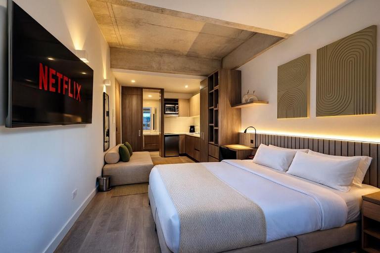 Virrey Loft & Elegant Stay w I Gym & Terrace - B&B Bogotá