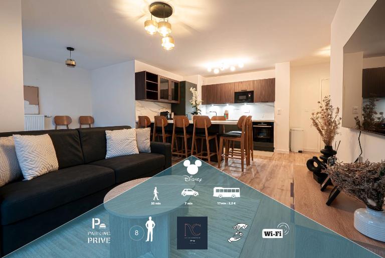 Disneyland Paris, 8pers, Parking, Wifi - Ferienwohnung Serris