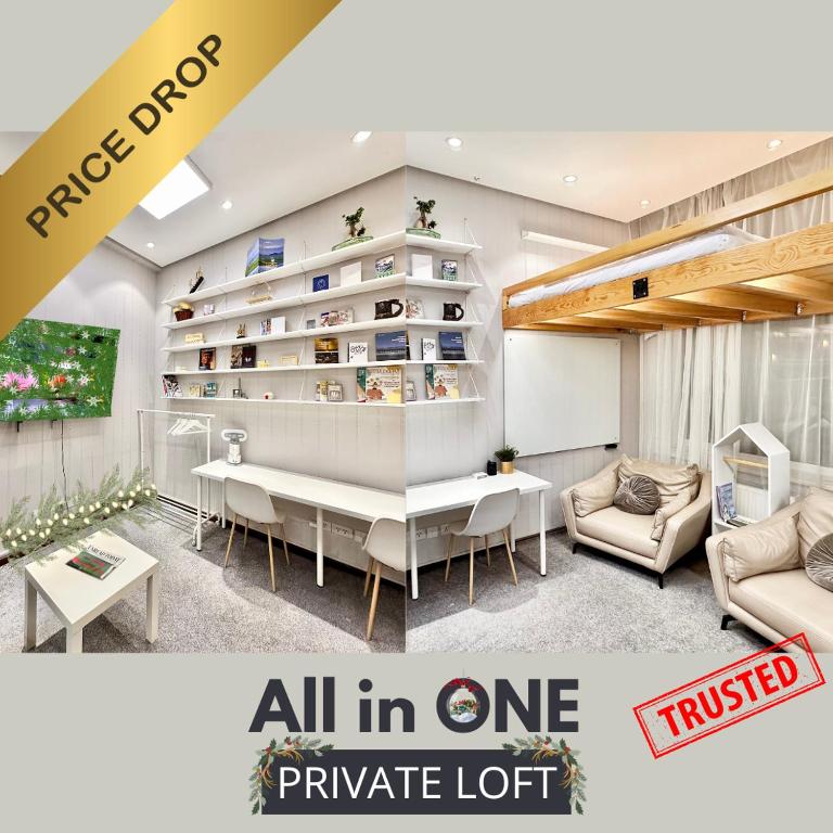 The ALL-in-ONE LOFT with AIRPORT pickup - Chambres d'hôtes Oulan-Bator