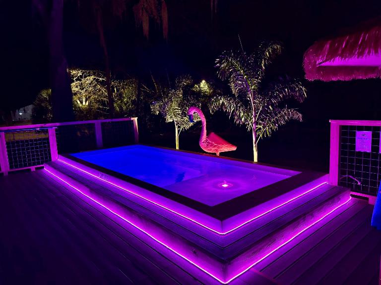 Flirty Flamingo saltwater pool Kayaks Sleeps 8 Old Homasassa fenced yard 1 Dog OK - B&B Homosassa