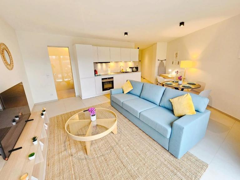 Warm&Bright 1BR Flat with terrace and parking - Bed and Breakfast Luxemburg