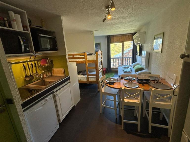 Ski in out Appartement 5 personnes vue cime caron - Bed and Breakfast Val Thorens
