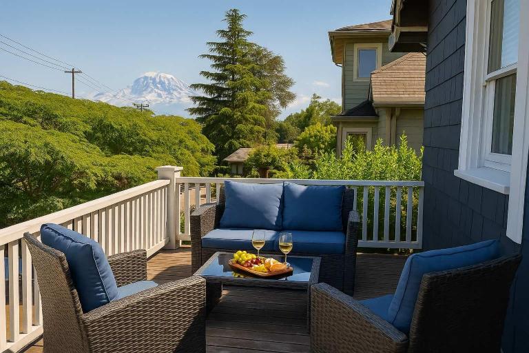 Sunny Seattle Home Mt Rainier UW Steps Away - Chambres d'hôtes Seattle