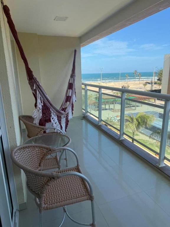 Apt p 6 pessoas pé na areia com vista Mar - B&B Fortaleza