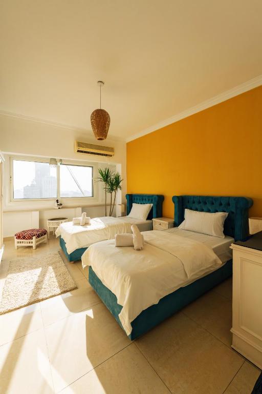 18th floor Nile View with Jacuzzi in Zamalek - Chambres d'hôtes Le Caire