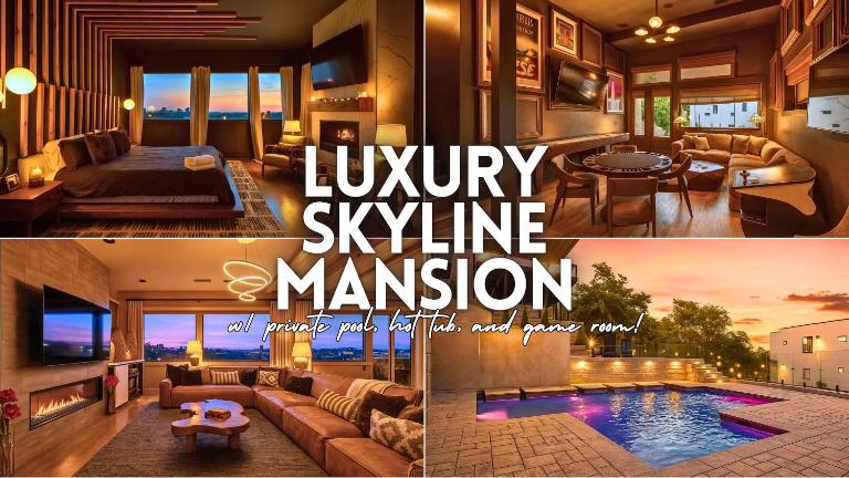 Epic Luxury Mansion w Nashville Skyline Views - B&B Nashville