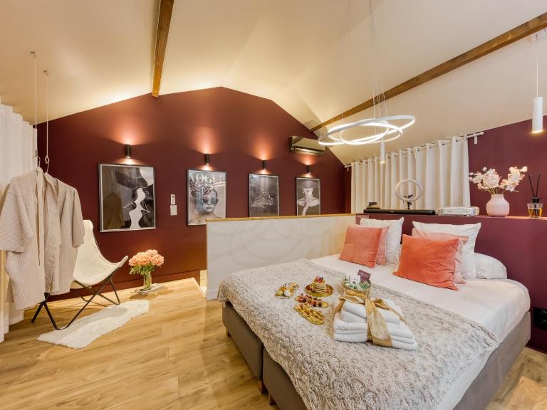 Chambre XXL, Luxueux, Home Cinéma, Jardin - Bed and Breakfast Cormeilles-en-Parisis