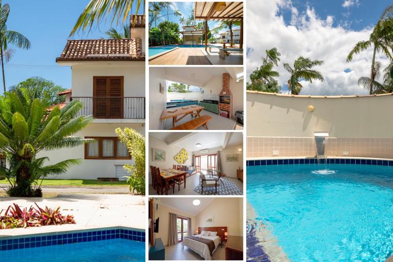 Casa Andorinha 3 Quartos com ar condicionado, piscina privativa, área gourmet, próximo ao Centro Histórico e roupa de cama e banho de qualidade - B&B Paraty