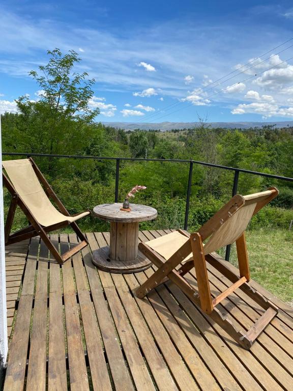 Kururu Cabaña en Villa Yacanto con vista a las sierras - Chambres d'hôtes Villa Yacanto