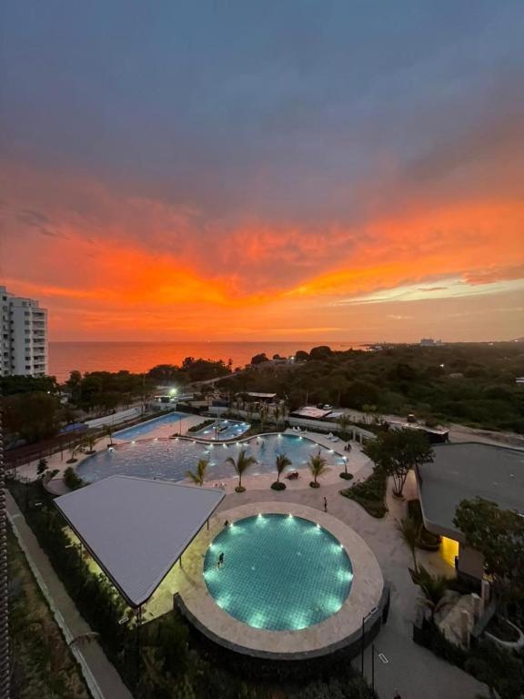 Apartamento con vista al mar y acceso a la playa - Bed and Breakfast Santa Marta