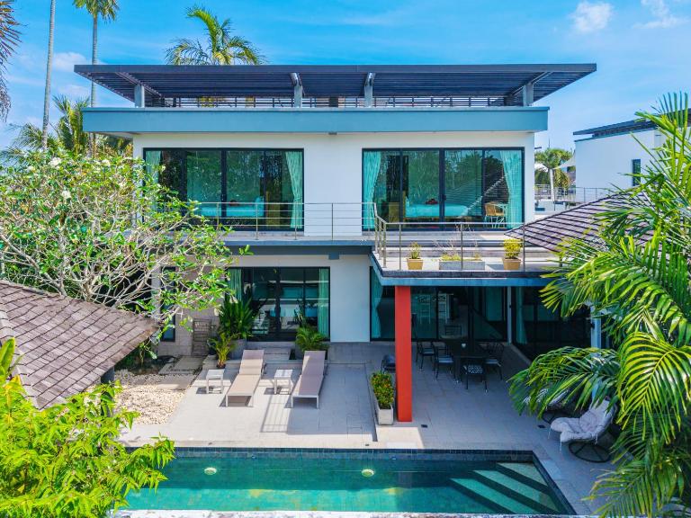 BangTao 3 Bedrooms Bali Tropical Pool Villa Quiet Private Space Guest Preferred - B&B Bang Tao Beach