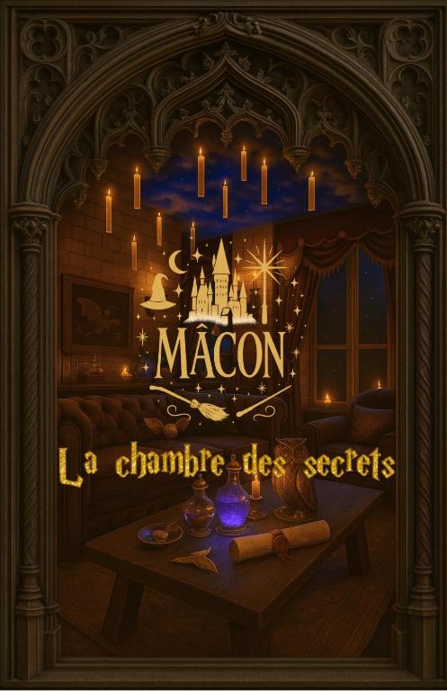LA CHAMBRE DES SECRETS, Magique, Hyper-centre, 9 Couchages - Ferienwohnung Mâcon