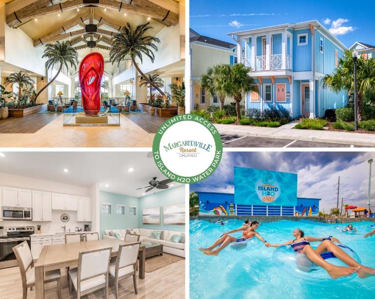 Margarita Beach House Cottage Near Disney With Private Hot Tub & Island H20 Waterpark Access - 3074Pi - B&B Kissimmee