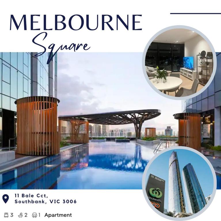 Level 43 Luxury 3BR, Ocean, Lake Views, Parking - Ferienwohnung Melbourne