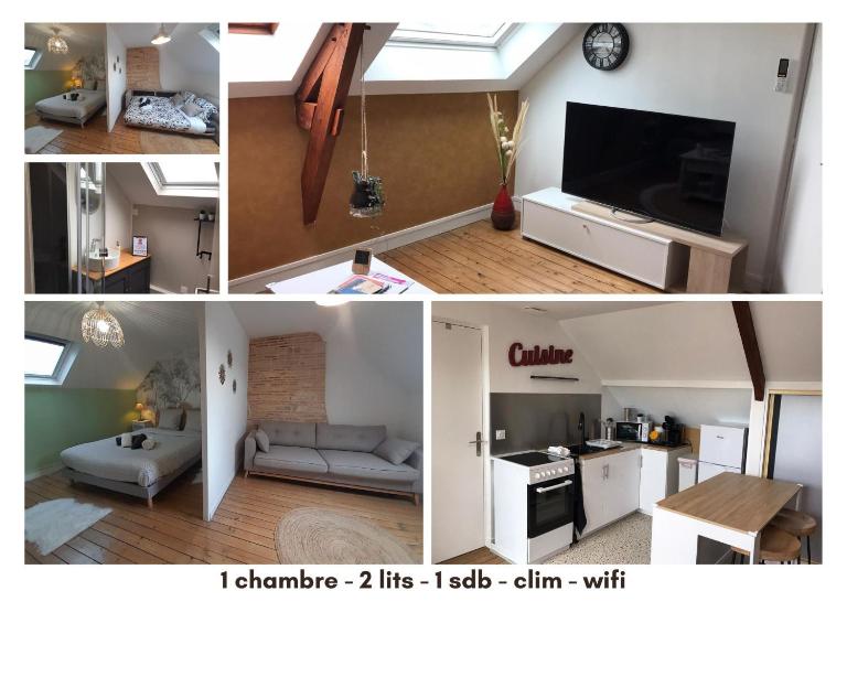 L'atelier des rêves - 4 pers - wifi - clim - B&B Châteauroux