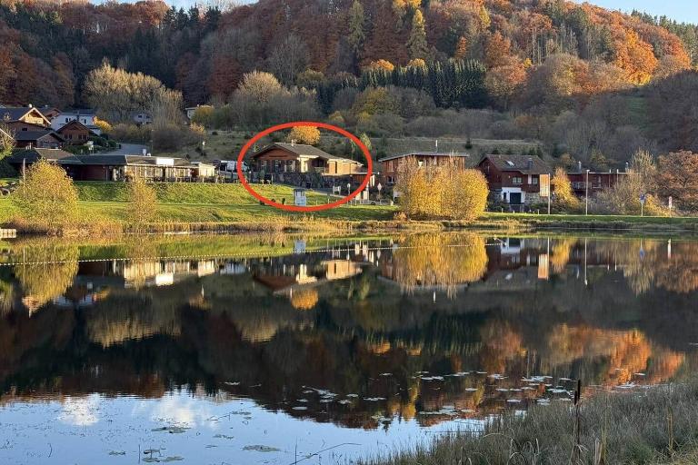 10-Personen-Wellness-Chalet in erster Reihe am See - B&B Rieden