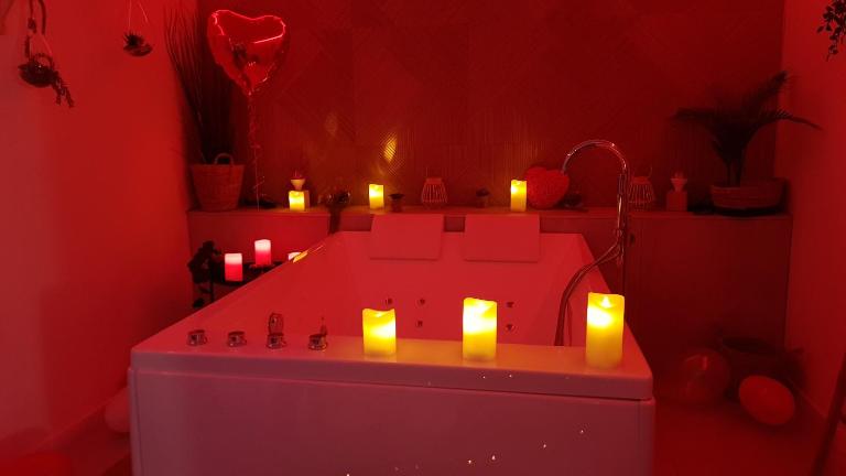 Gîtes Mas des rochers - Romance tropicale avec Spa et piscine - B&B Le Beausset