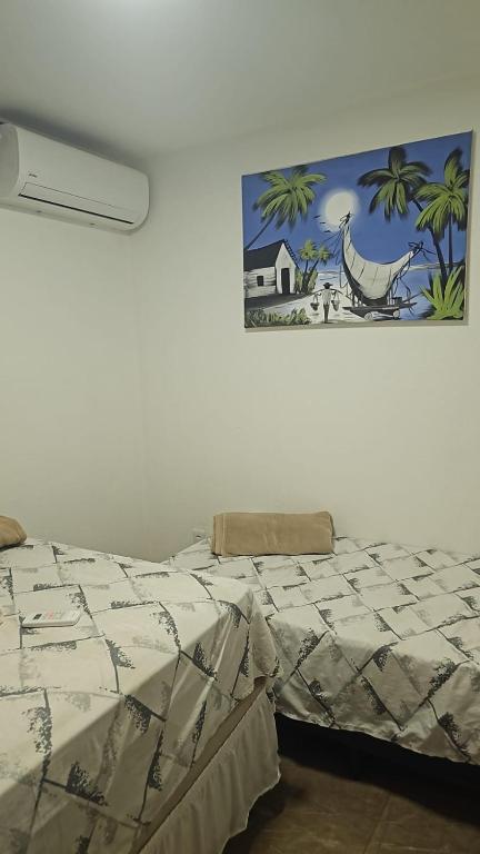 Q 163 Apartamento TÉRREO completamente mobiliado, 02 quartos - Chambres d'hôtes São Borja