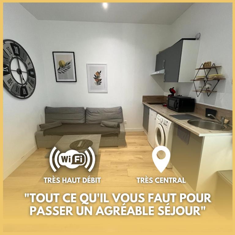 Appartement St Genis Laval Hyper centre - B&B Saint-Genis-Laval