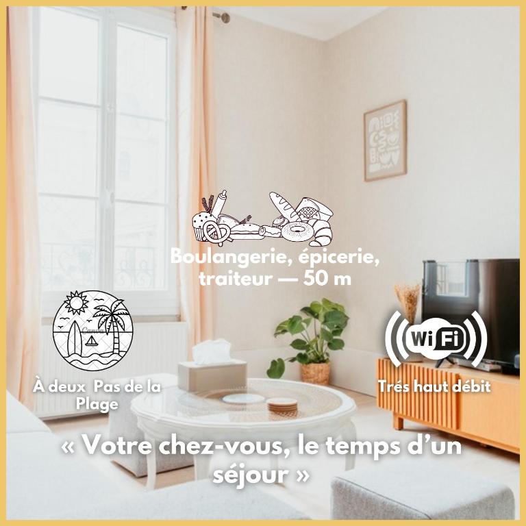 À 2 Pas de la Plage Cosy et Super Équipé - B&B Le Havre