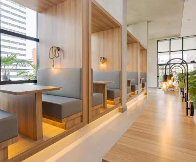 Studio Moderno com Piscina, Academia e Coworking - Chambres d'hôtes Curitiba