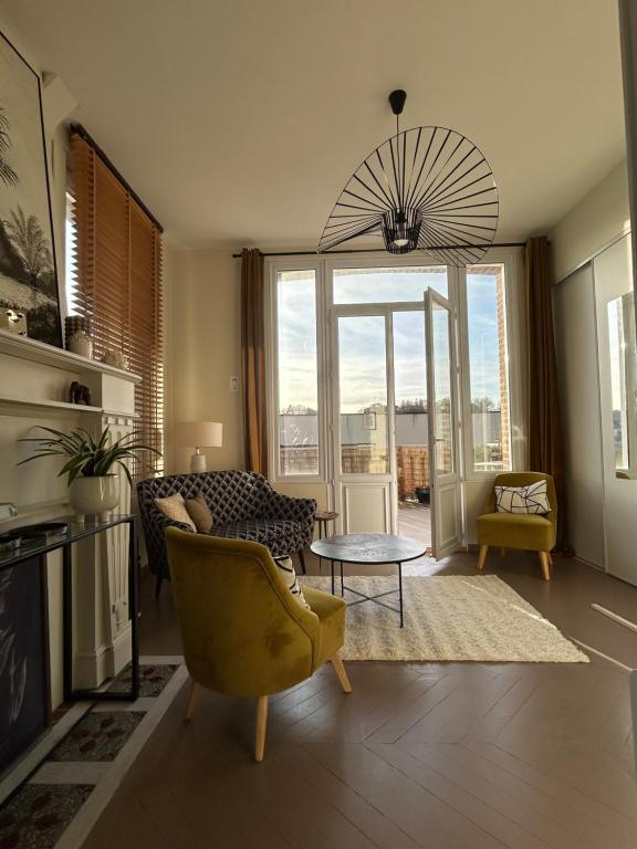 Studio avec grande terrasse - B&B Saint-Valery-en-Caux