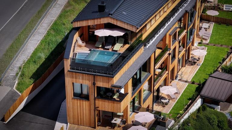 Lärchenlodge SkySpa and Rooftop Pool inklusive Stubai SuperCard - Ferienwohnung Fulpmes