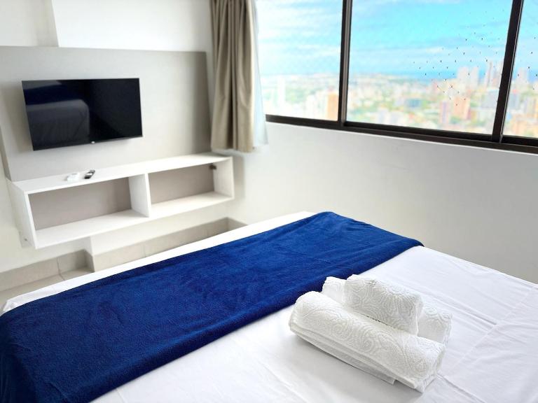 BCIL 3404 - Flat funcional com vista espetacular - Ferienwohnung Recife