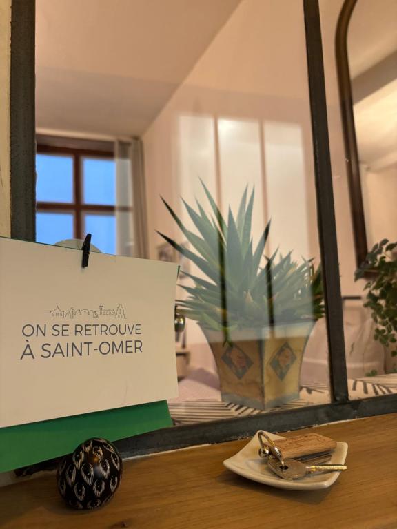 L'Omérade: Appartement de charme dans une maison audomaroise - B&B Saint-Omer