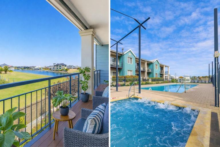 Apollo Stayz Luxury Apartment 66 a- Pool - Spa - Walk to Foreshore - B&B Mandurah
