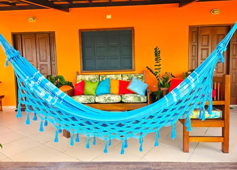 Casa de Praia Pé n'areia 12 metros da arrebentação do mar. WIFI, ar, TV. - B&B Cumuruxatiba
