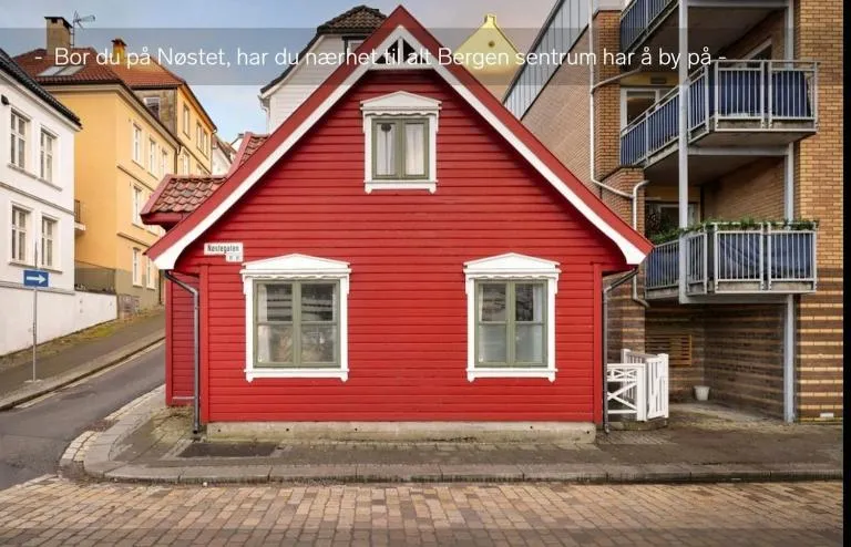 Sentralt,unikt lite bergenshus med sjel på fine Nøstet! - B&B Bergen
