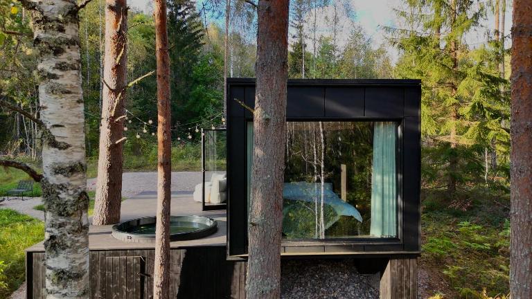 Luxury Forest Cabin with Hot Tub - B&B Tabina