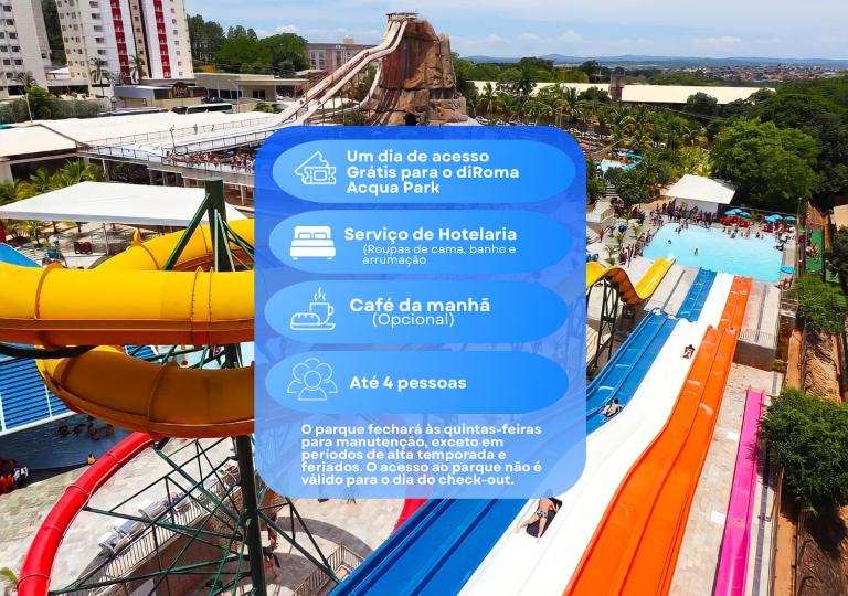 Villas diRoma com um dia no Acqua Park, Splash e Slide - B&B Caldas Novas