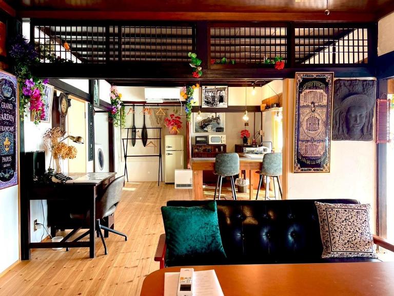 一棟貸し切り バリの雰囲気を楽しめる古民家vintagehouse1925Bali - B&B Nagano