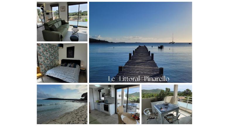 Dormir à Pinarello Corse du Sud 4 pers Vue Mer - Chambres d'hôtes Sainte-Lucie de Porto-Vecchio