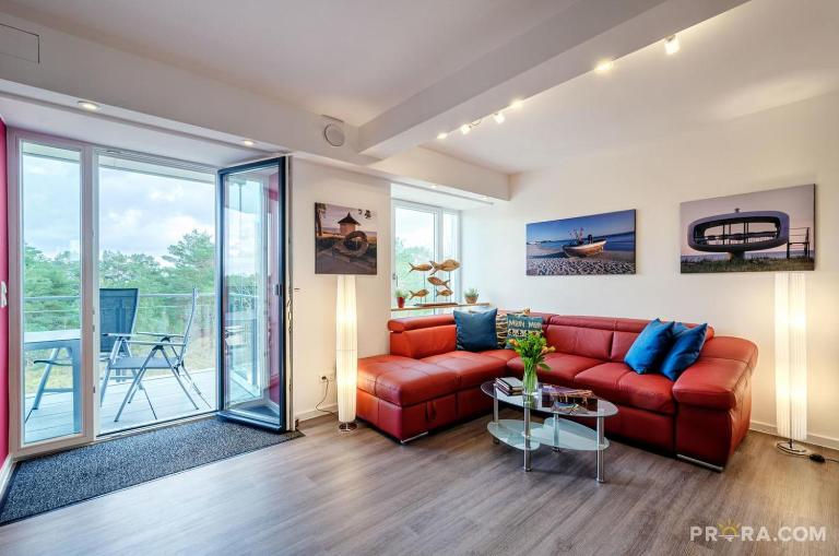 Prora - Ferienwohnung mit Balkon, Waschmaschine - Strandidyll - B&B Ostseebad Binz
