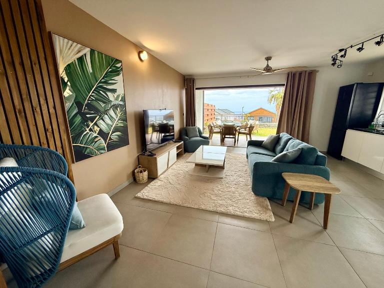 L'Etoile Bleu T2 Grand Anse - Chambres d'hôtes Petite-Île