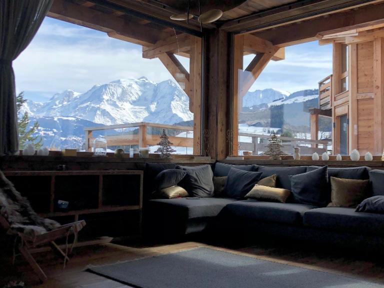 Appartement Luxe comme un Chalet - vue exceptionnelle - Chambres d'hôtes Combloux